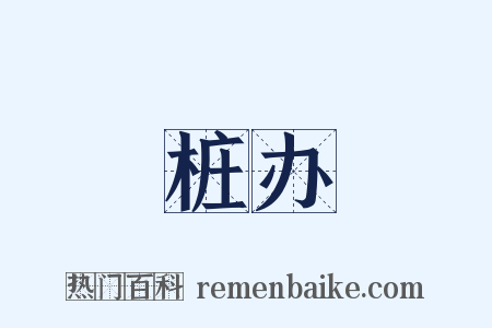 桩办是什么意思的图片